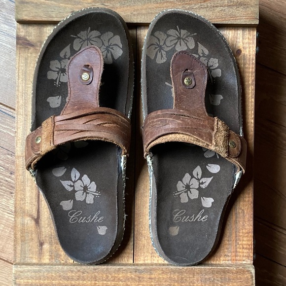 Cushe leather sandals women’s size 7 - Picture 3 of 8